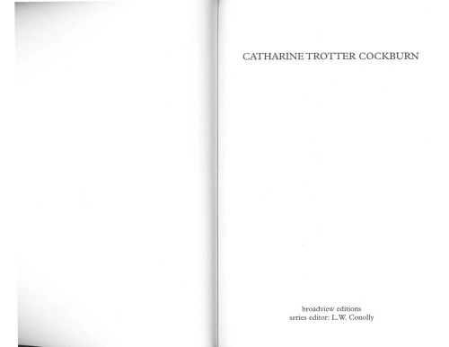 Catharine Trotter Cockburn: Philosophical Writings