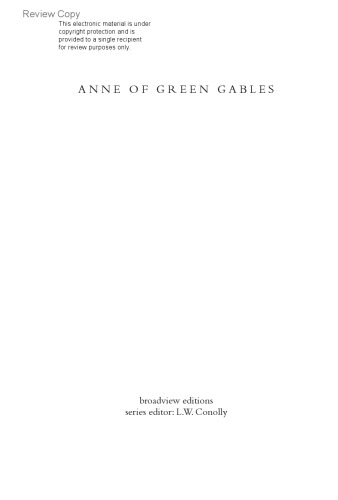 Anne of Green Gables