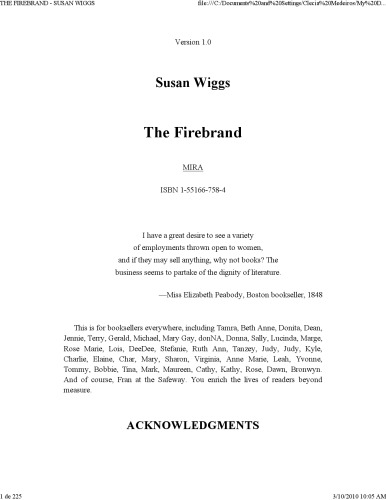 The Firebrand