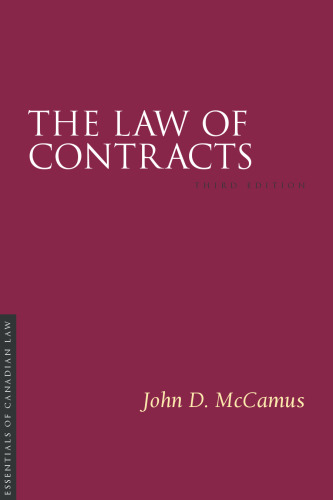 The Law of Contracts