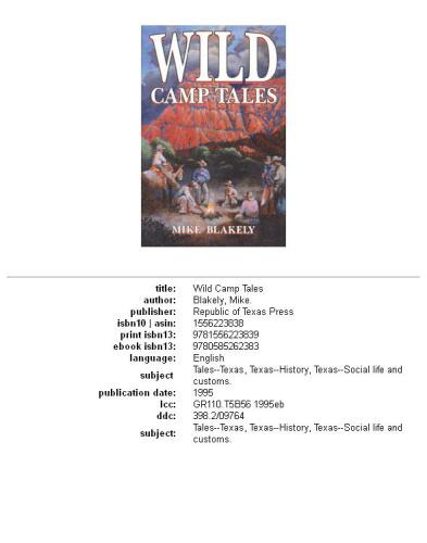 Wild Camp Tales