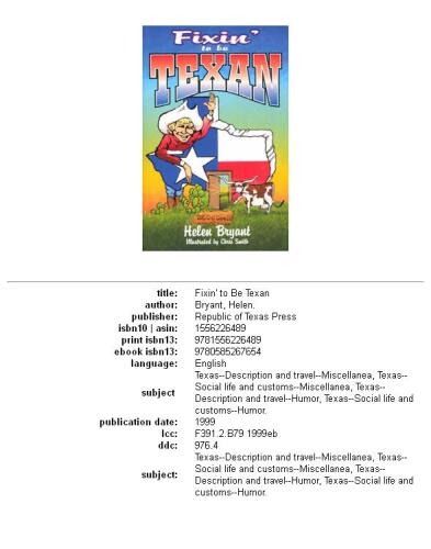 Fixin' to be Texan