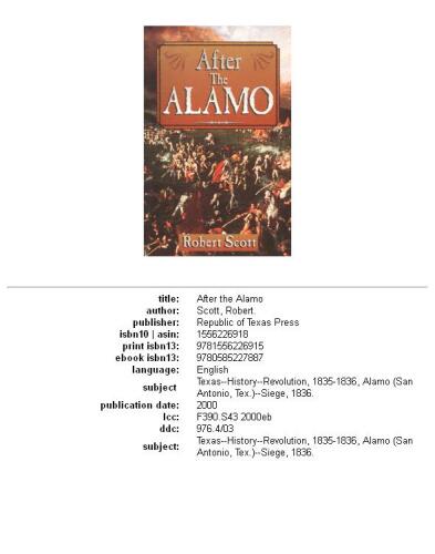 After the Alamo