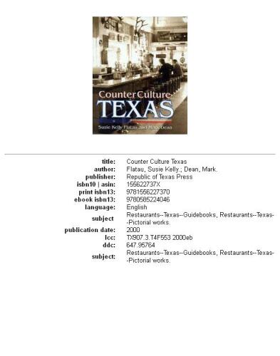 Counter Culture Texas