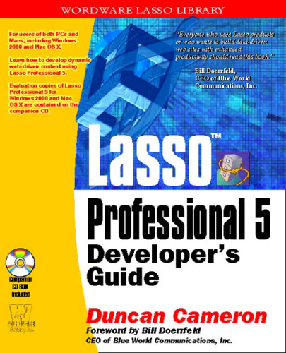 Lasso Professional 5 Developer's Guide