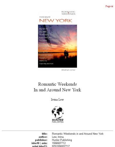 Romantic Weekends in and Around New York