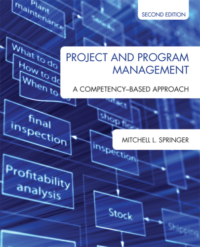 Project and Program Management: A Competency-Based Approach