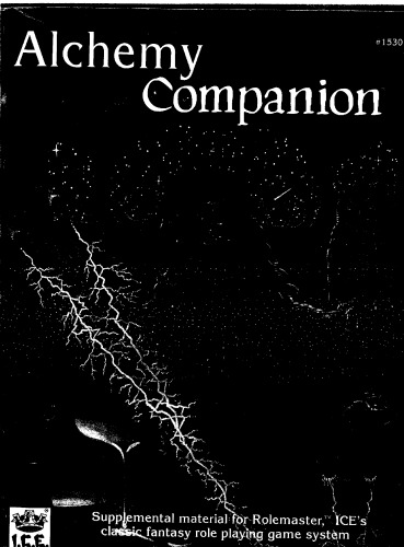 Alchemy Companion (Rolemaster RPG)