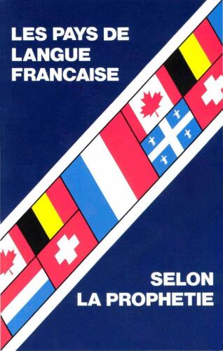 Les Pays de langue française selon la Prophétie