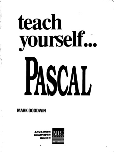 Teach Yourself...Pascal