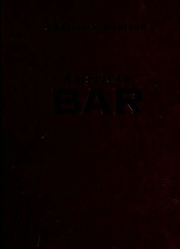 American Bar: The Artistry of Mixing Drinks
