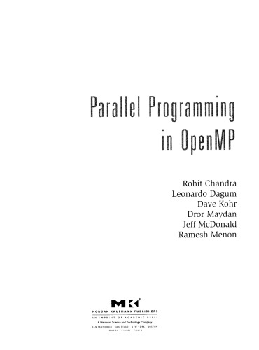 Parallel Programming in OpenMP