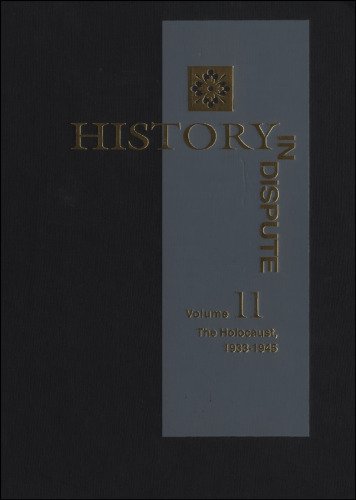 History in Dispute, Volume 11: The Holocaust, 1933-1945