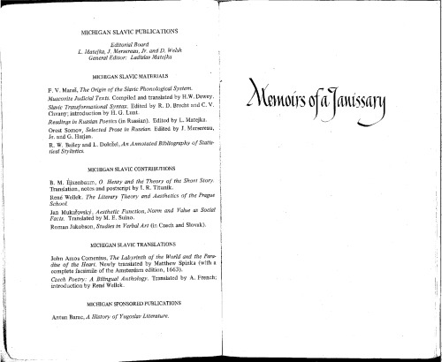Memoirs of a Janissary