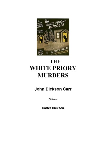 White Priory Murders (Library of Crime Classics)