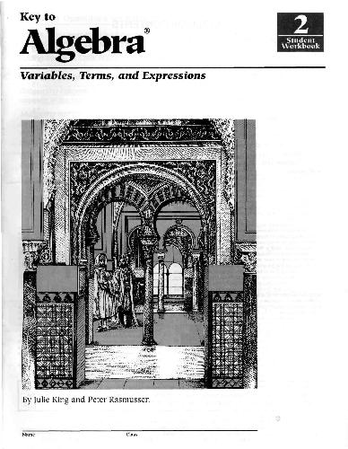 Key to Algebra Book 2 Variables, Terms and Expressions