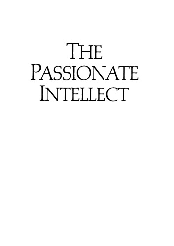 The Passionate Intellect: Essays on the Transformation of Classical Traditions: Presented to Professor I.G. Kidd