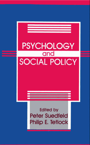 Psychology and Social Policy
