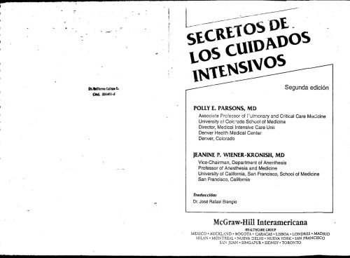 Critical Care Secrets, 2e
