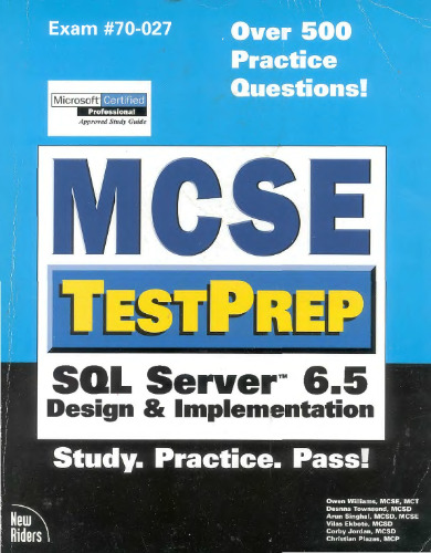 McSe Testprep: SQL Server 6.5 Design & Implementation