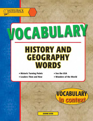 Vocabulary: History and Geography Words (Vocabulary in Context)