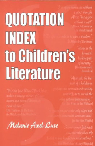 Quotation Index to Children's Literature