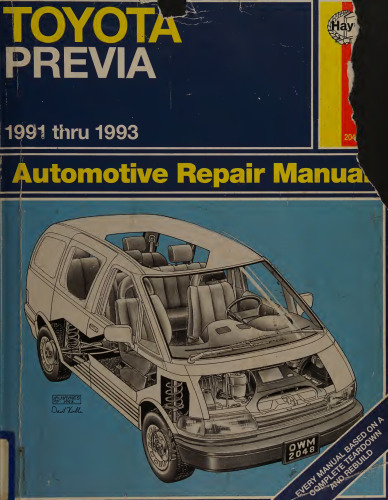 Haynes Toyota Previa Automotive Repair Manual