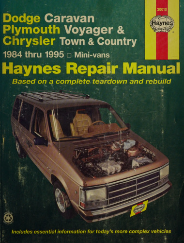 Haynes Dodge Caravan & Plymouth Voyager Automotive Repair Manual