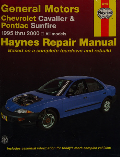 Haynes General Motors Chevrolet Cavalier & Pontiac Sunfire Automotive Repair Manual