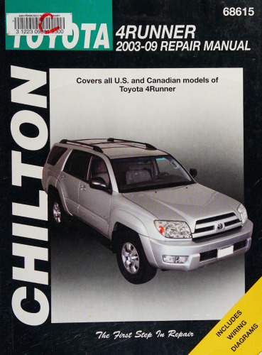 Chilton's Toyota 4runner 2003-09 Repair Manual