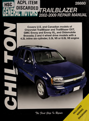 Chilton's General Motors TrailBlazer 2002-09 Repair Manual