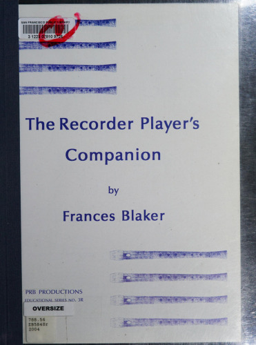 The Recorder Player's Companion