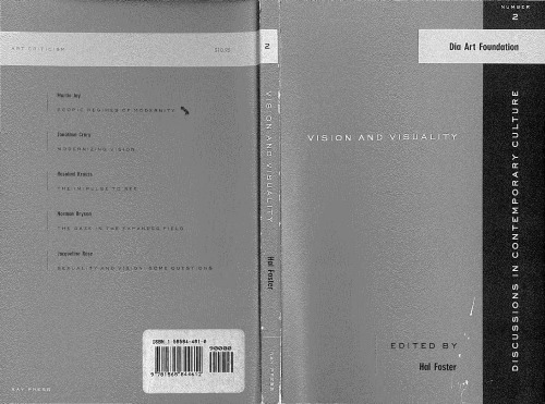 Vision and Visuality (Discussions in Contemporary Culture)