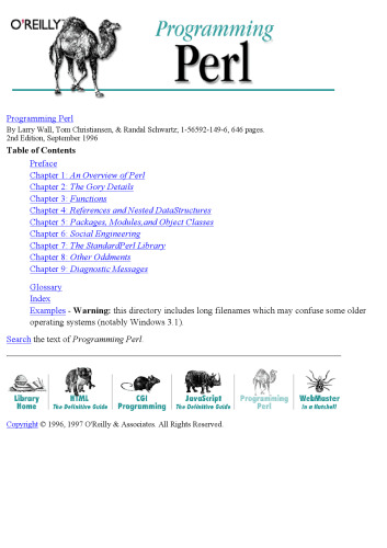 Programming Perl