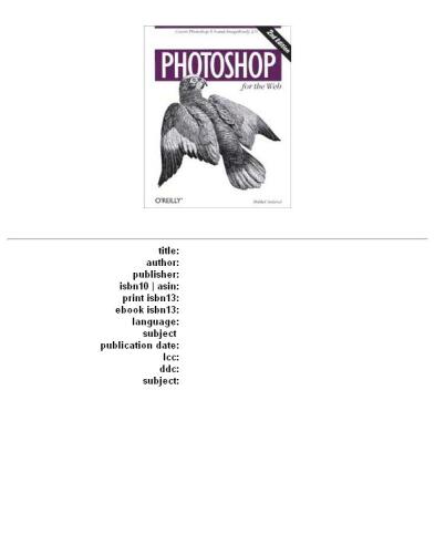 Photoshop for the Web