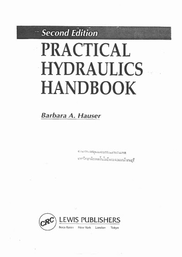 Practical Hydraulics Handbook, Second Edition