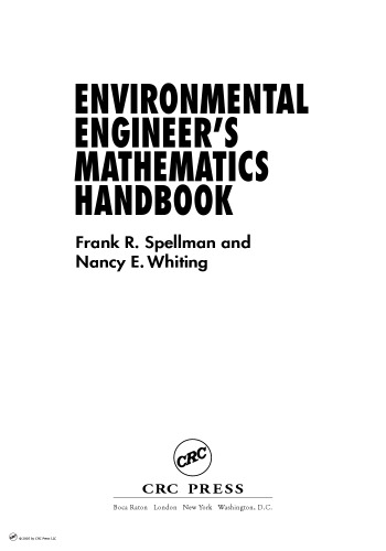 Environmental engineer's mathematics handbook