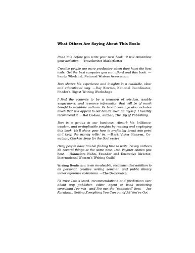 Writing Nonfiction: Turning Thoughts Into Books