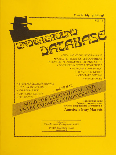 The Underground Database (The Electronic Underground, Volume 1)