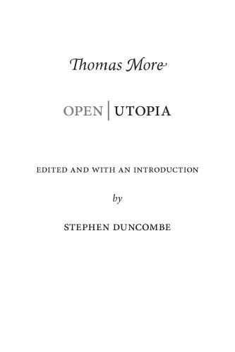 (Open) Utopia