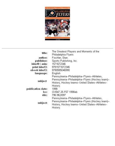 The Greatest Players and Moments of the Philadelphia Flyers