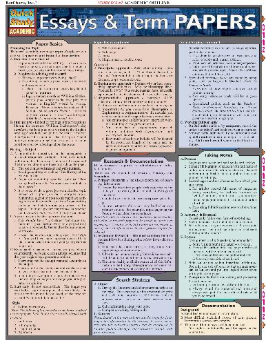 Essays and Term Papers