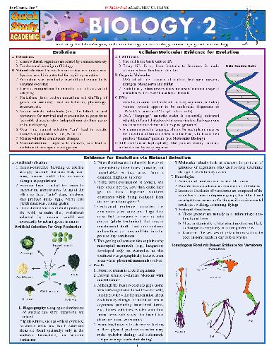 BarCharts QuickStudy Biology
