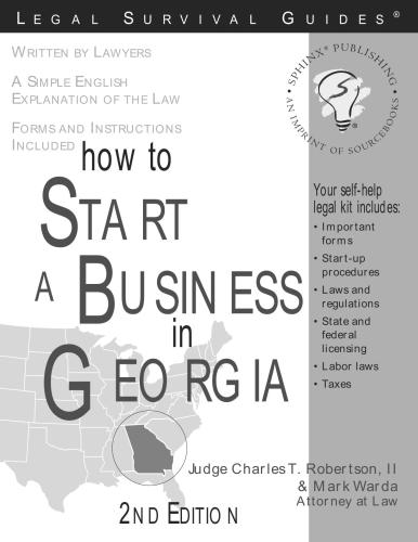 How to Start a Business in Georgia: With Forms