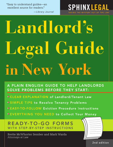 The Landlord's Legal Guide in New York, 2E