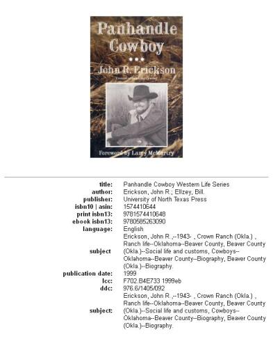 Panhandle Cowboy