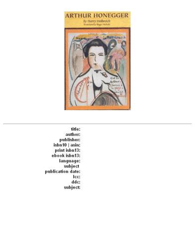 Arthur Honegger