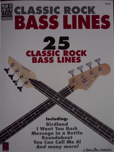 Classic Rock Bass Lines (Play It Like It Is Bass)