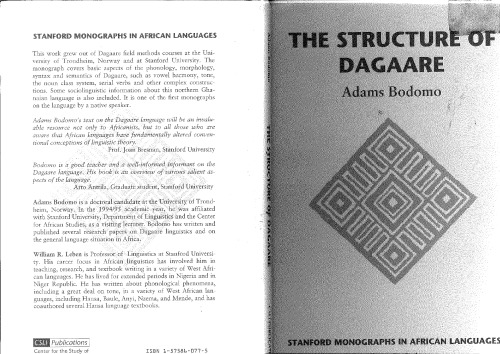 The structure of Dagaare