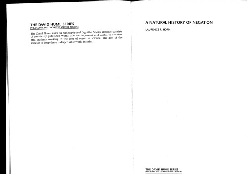 A Natural History of Negation
